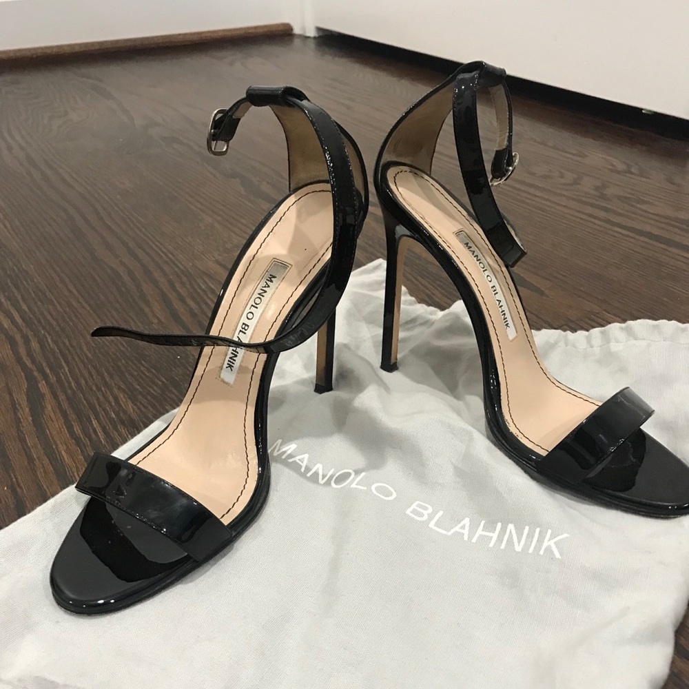 Black Manolo Blahnik heels